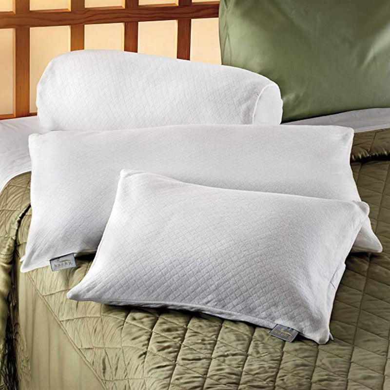 Bucky Natural Bedding Collection, Buckwheat/Millet Filled Duo Pillow, 14x11", White - Image 5
