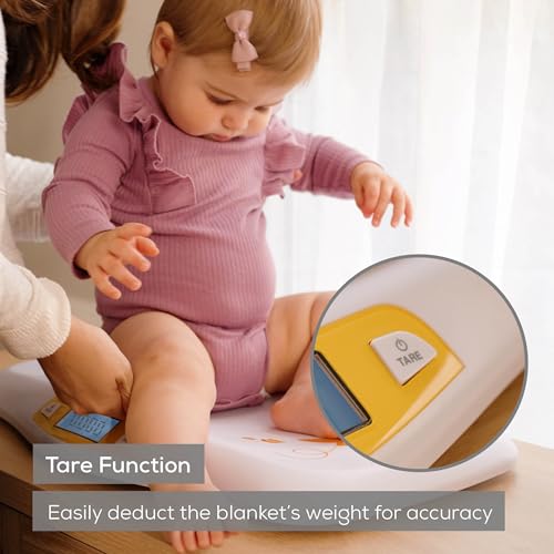 Beurer BY80 Digital Baby Scale, Infant Scale for Weighing in Pounds, Ounces, or Kilograms up to 44 lbs, Newborn Baby Scale with Hold Function, Pet Scale for Cats and Dogs - Image 3