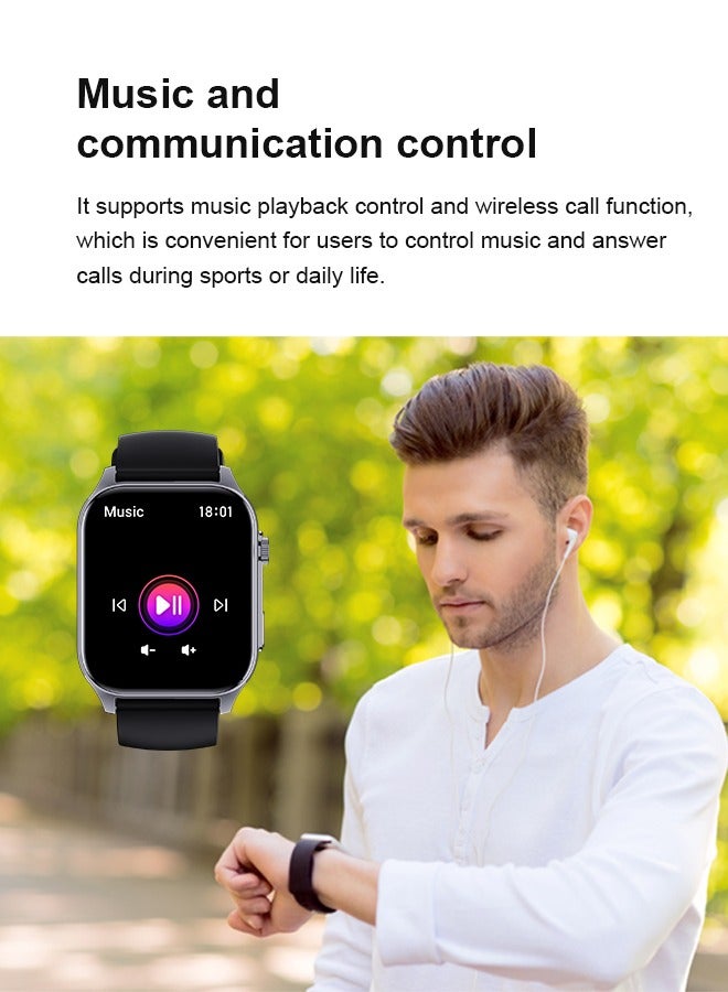 Wapik X5S Smart Watch - Black
