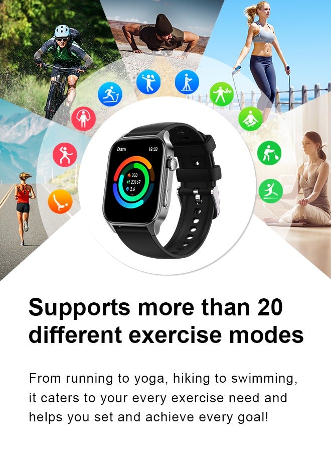 Wapik X5S Smart Watch - Black