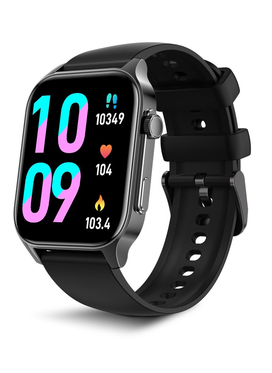 Korean Brand X5S Smart Watch,Business Smartwatch,Waterproof Fitness Watch, Bluetooth Calling,Smart watch for Men, Zinc Alloy Vacuum Plating, Heart Rate Monitoring,Smart watch for women Black 