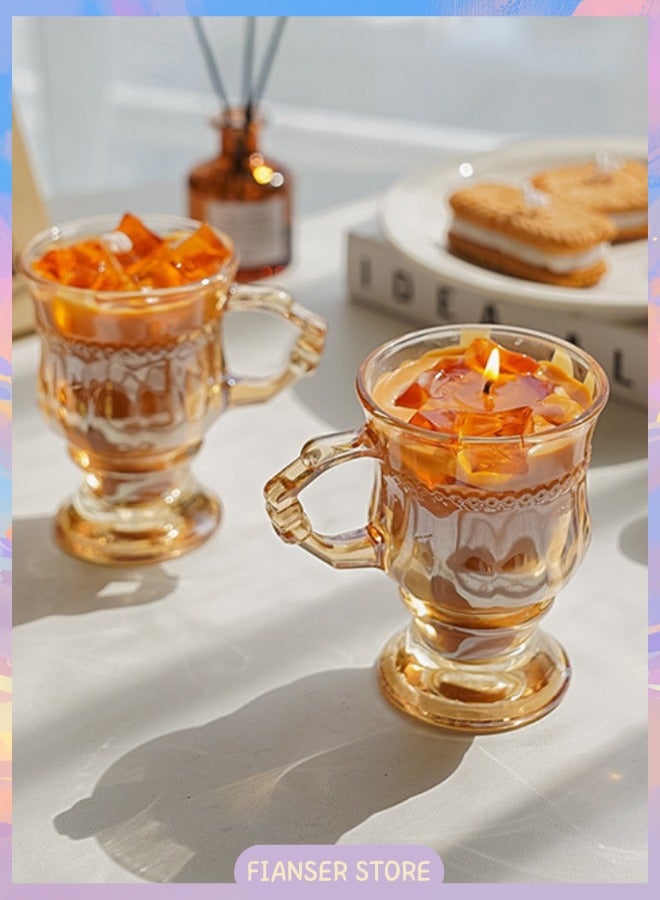 Fianser Candles Handmade Irish Coffee Cup Home Scented 9 Hours Fragrance Aromatherapy Gift Wax Natural Soy Glass Jar Stress Relief Luxury Wedding Bathroom Birthday Yoga Anniversary - Image 1