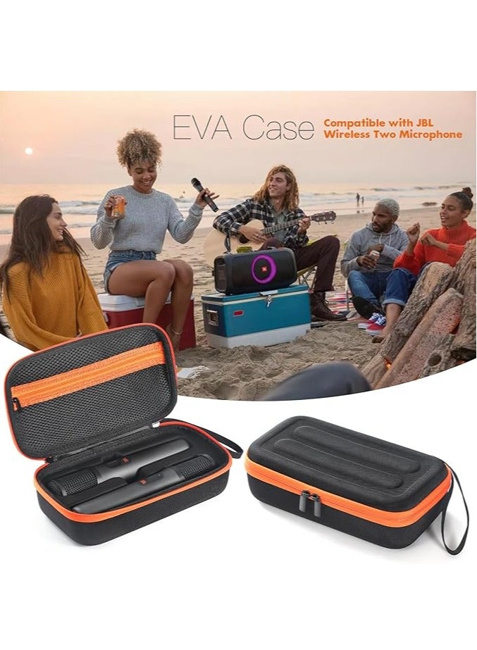 Wireless Microphone Case for JBL Partybox Encore Handheld Dual-Microphone Travel Storage Bag (Rechargeable Version) - Image 4