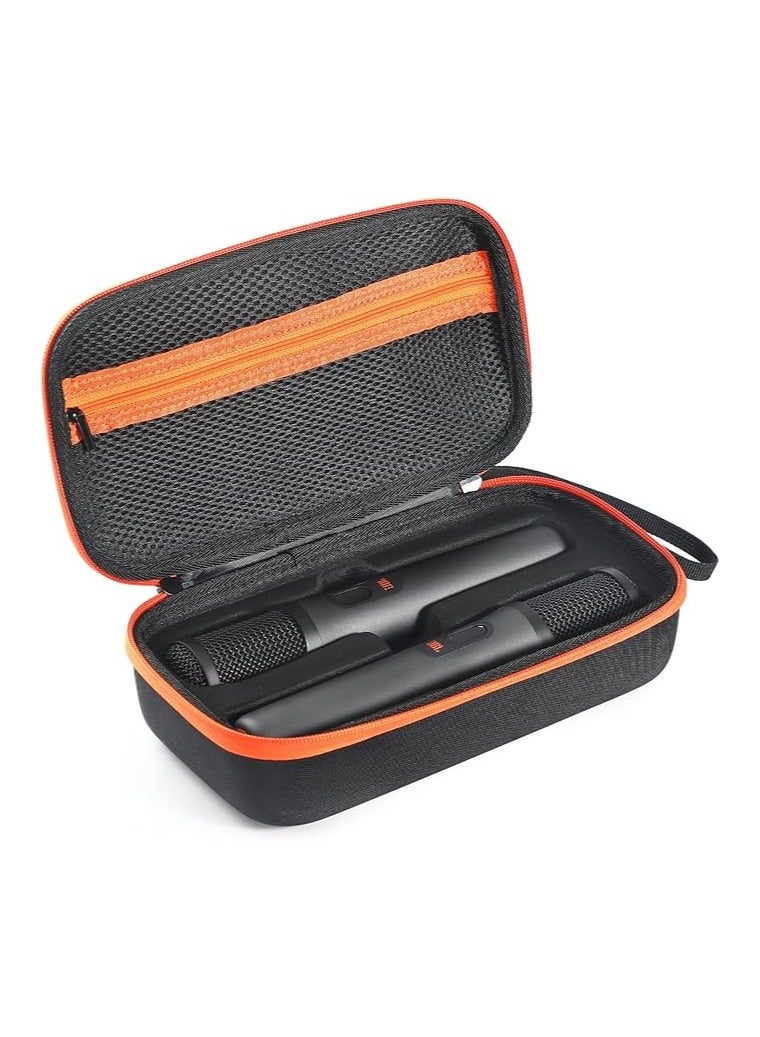 Wireless Microphone Case for JBL Partybox Encore Handheld Dual-Microphone Travel Storage Bag (Rechargeable Version) - Image 2