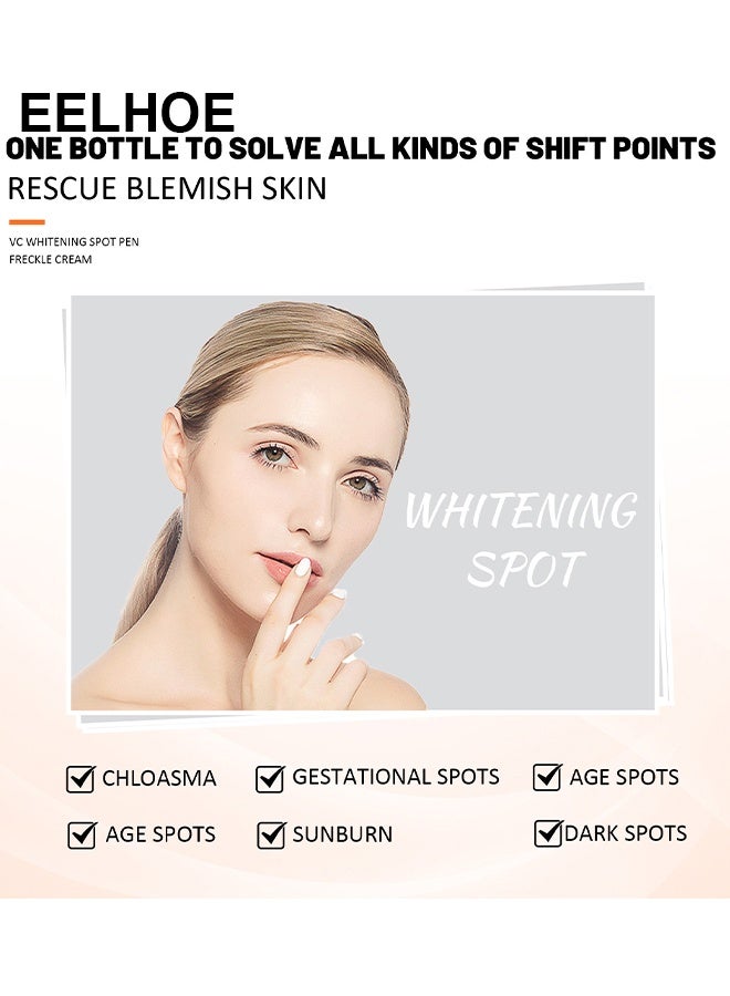 إيلهو تبييض النمش كريم VC تفتيح وتبييض البقع إزالة بقعة كريم إزالة القلم إزالة البقع والبقع الداكنة القلم تحسين لون البشرة تفتيح وتبييض البقع إزالة كريم - Image 5