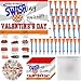 Gosodeny 36 Pack Basketball Party Favor Set with Mini Hoop Pens Keychains Stickers Exchange Cards and Gift Bags Bulk Gifts Sports Birthday Goodie Bag Fillers for Adult - Image 2