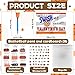 Gosodeny 36 Pack Basketball Party Favor Set with Mini Hoop Pens Keychains Stickers Exchange Cards and Gift Bags Bulk Gifts Sports Birthday Goodie Bag Fillers for Adult - Image 4