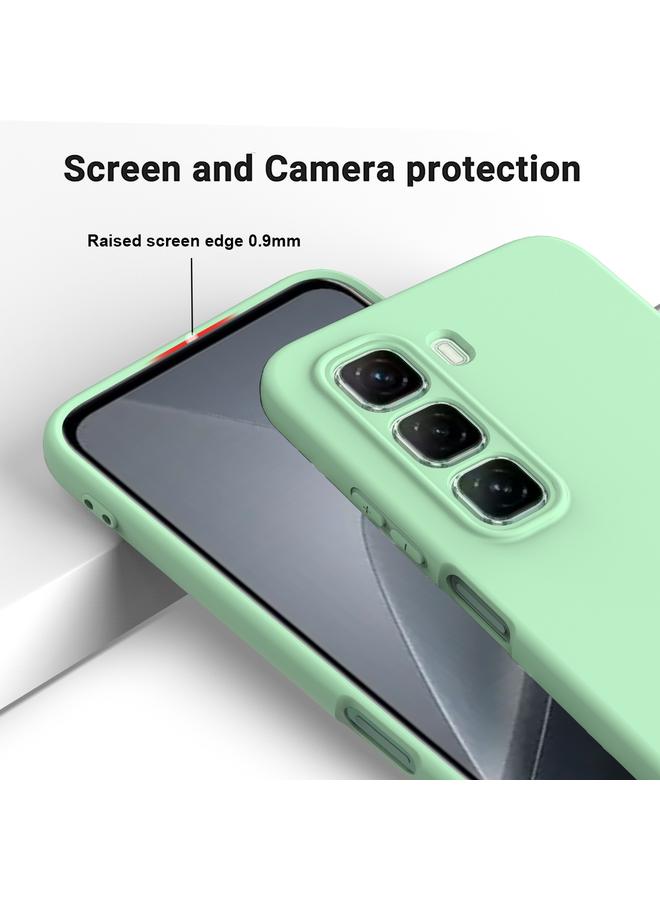 The Bros Phone Case For Infinix Hot 50 Pro+ 4G Solid Color Liquid Silicone Dropproof Full Coverage Phone Phone Case - Image 4