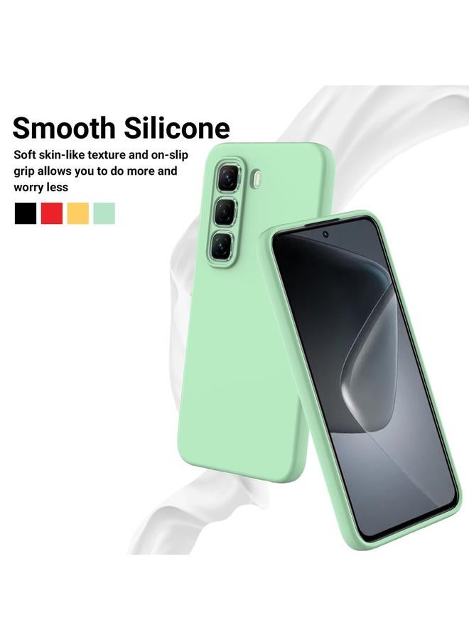 The Bros Phone Case For Infinix Hot 50 Pro+ 4G Solid Color Liquid Silicone Dropproof Full Coverage Phone Phone Case - Image 3