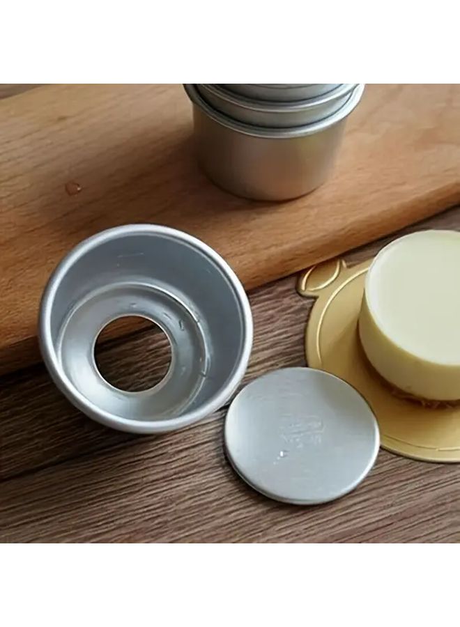 Set Of 6 2 Inch Mini Cake Pans With Removable Bottoms For Baking - Image 5