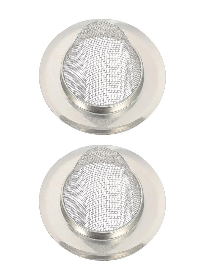 Azinoor 2PCS Kitchen Sink Strainer Stainless Steel, Kitchen Sink Drain Strainer Premium Fine Mesh Sieve Filter Basket with Anti-Clogging Technology Rust-Resistant, Easy Clean (Pack of 2) - Image 3