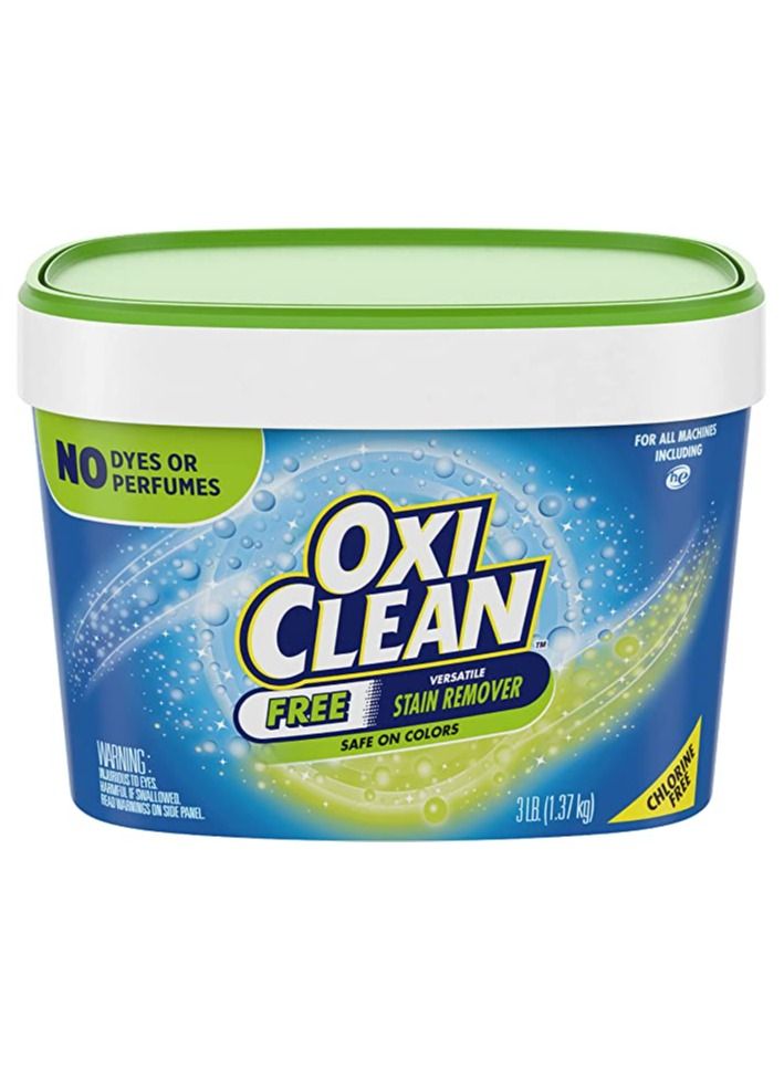 OxiClean Versatile Stain Remover Free, 3 lbs. - Image 1