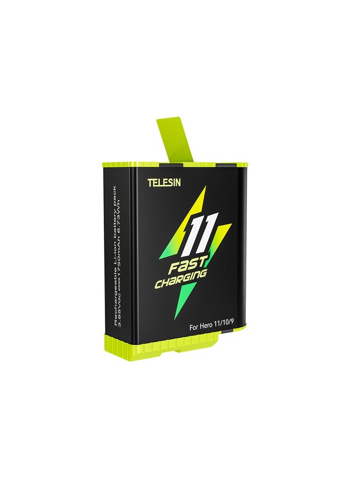 تيليسن بطارية تليسين 1750 مللي أمبير سريعة الشحن لكاميرا جو برو هيرو 11 10 9 - Image 3