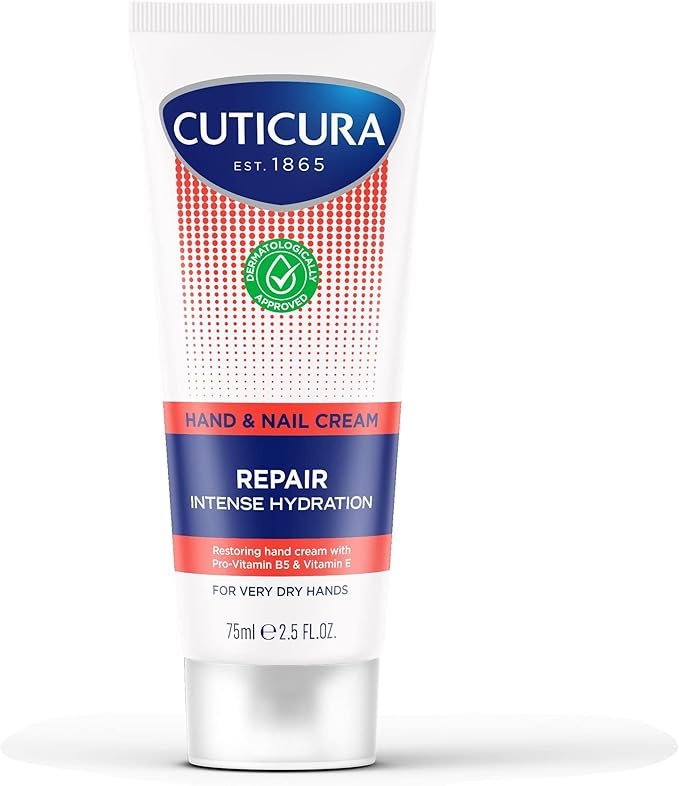 CUTICURA Repair Hand Nail Cream 75ml Intense Hydration Softening Protect Damaged Skin Stronger Nails - Image 1