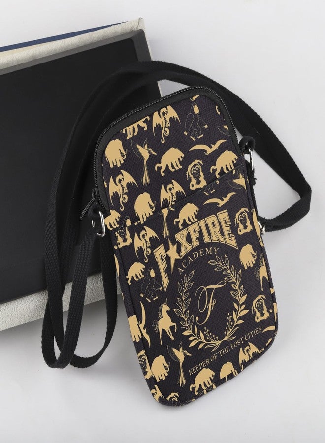 WCGXKO Book Lover Gift Academy Keeper Of The Lost Cities Bookish Crossbody Bag (F Cr) - Image 3