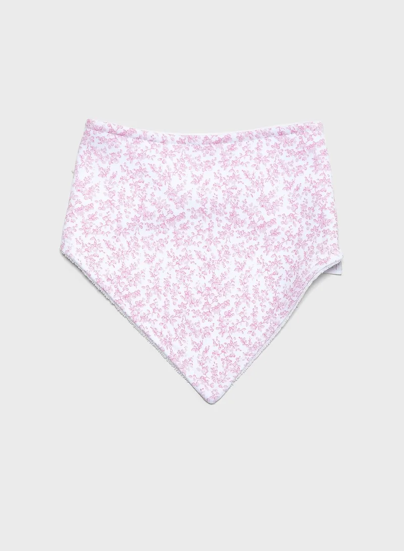 JoJo Maman Bebe 3-Pack Floral Dribble Bibs
