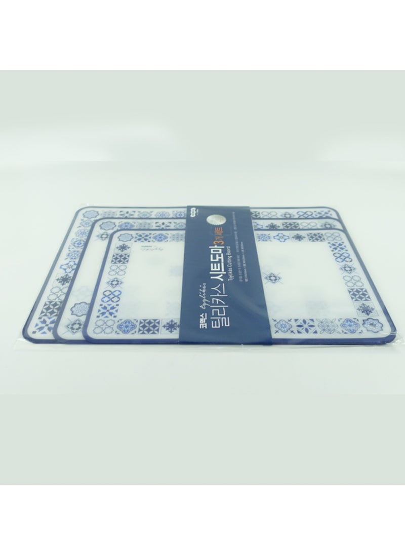 Flexible Sheet Cutting Board Set of 3 Pieces Small, Medium, Large