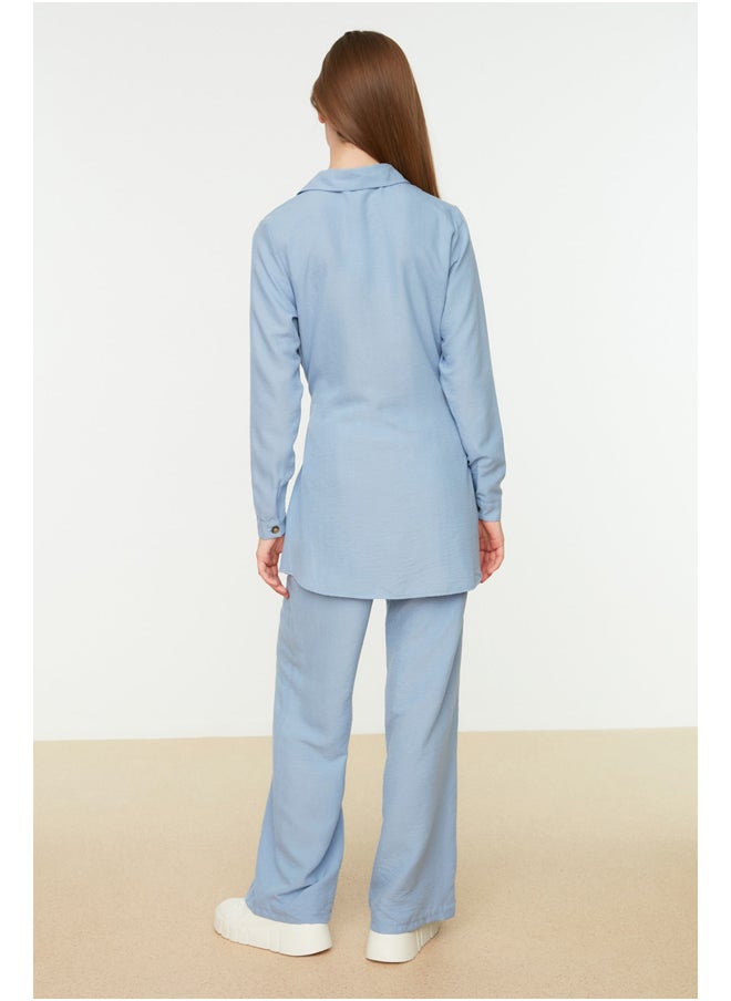 trendyol - Woman Modest Top-bottom Blue - Image 1