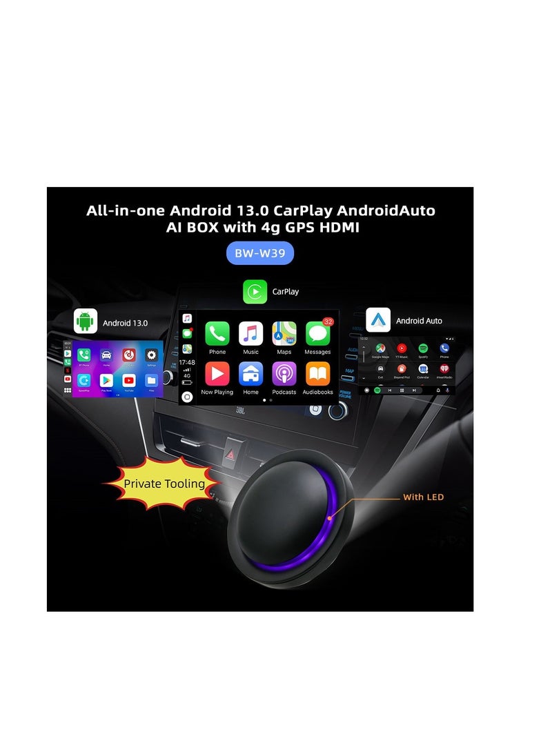 ام ان تي - يعتبر CarPlay من MNT الذي يدعم 4G هو التطور المثالي لتجربة القيادة الرقمية! بفضل ذاكرة الوصول العشوائي (RAM) التي تبلغ سعتها 8 جيجابايت وسعة التخزين البالغة 128 جيجابايت، يمكنك تشغيل تطبيقاتك المفضلة بسلاسة، بما في ذلك خدمات Shahid Net وNetflix وYouTube وGoogle للاستمتاع الكامل، تم تجهيز الجهاز بمخرج HDMI الذي يمكنك توصيله بشاشة خارجية والاستمتاع بصور عالية الجودة - Image 1