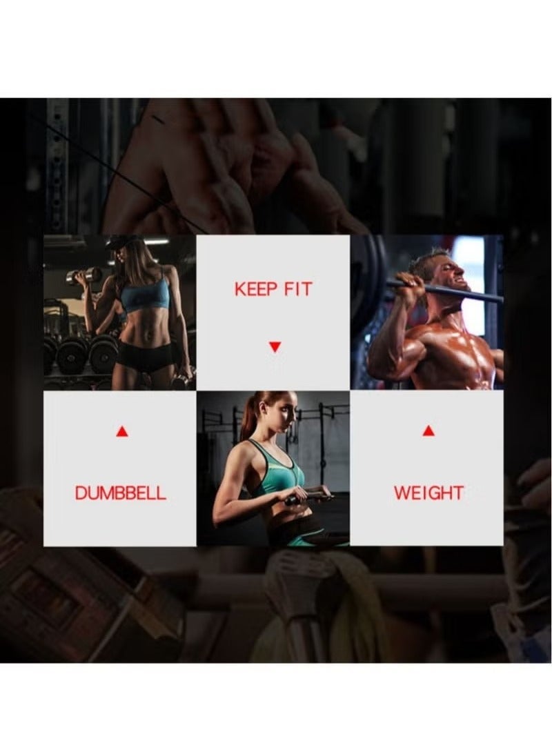 KIIUMI Gym Hand Gloves with Anti-skid and Wear-resistant, Comfortable Exercise Gloves and Breathable Gym Gloves Weight Lifting Gloves, Black - Image 3