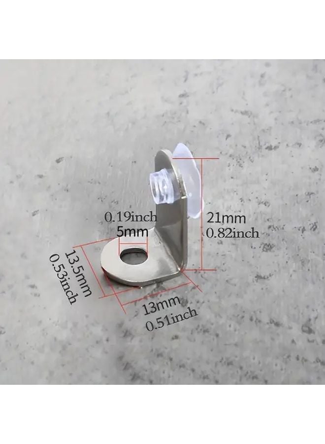 400 Brackets 400 Suction Cups Heavy Duty Metal Shelf Supports Tool Free Installation - Image 1