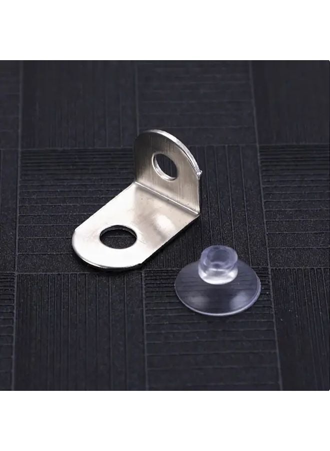 400 Brackets 400 Suction Cups Heavy Duty Metal Shelf Supports Tool Free Installation - Image 5