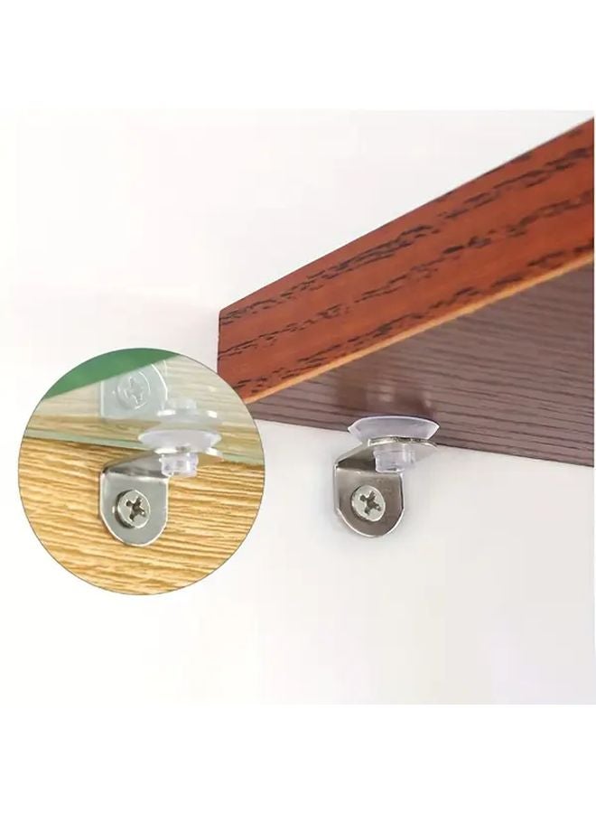 400 Brackets 400 Suction Cups Heavy Duty Metal Shelf Supports Tool Free Installation - Image 3
