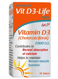 Life On Energized Vitamin D3 2000 I.u, 60 Tablets - pzsku/Z3FC9265764FCAC6967E5Z/45/_/1722599764/4fd8f35a-b74f-419b-98e1-f4cbe399edfb