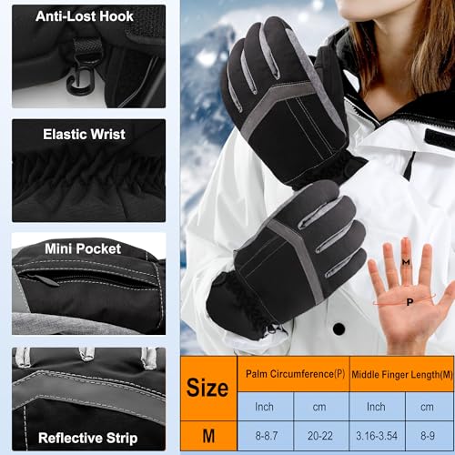 SVPRO Battery Operated Heated Gloves for Men and Women,Waterproof Electric Hand Warms Gloves,Battery Heated Glove Liners for Indoor Outdoor Hiking Cycling Skiing, Winter Warm Gloves for Hunting - Image 5