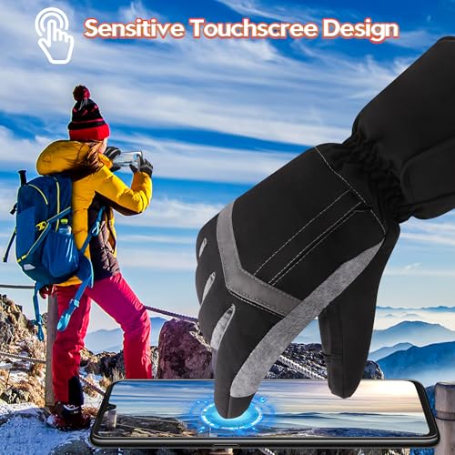 SVPRO Battery Operated Heated Gloves for Men and Women,Waterproof Electric Hand Warms Gloves,Battery Heated Glove Liners for Indoor Outdoor Hiking Cycling Skiing, Winter Warm Gloves for Hunting - Image 4
