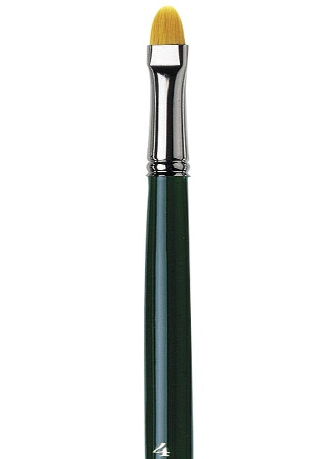 da Vinci Nova Series Oil Painting Brush, Filbert Synthetic, Size 4 (1875-04) - Image 2