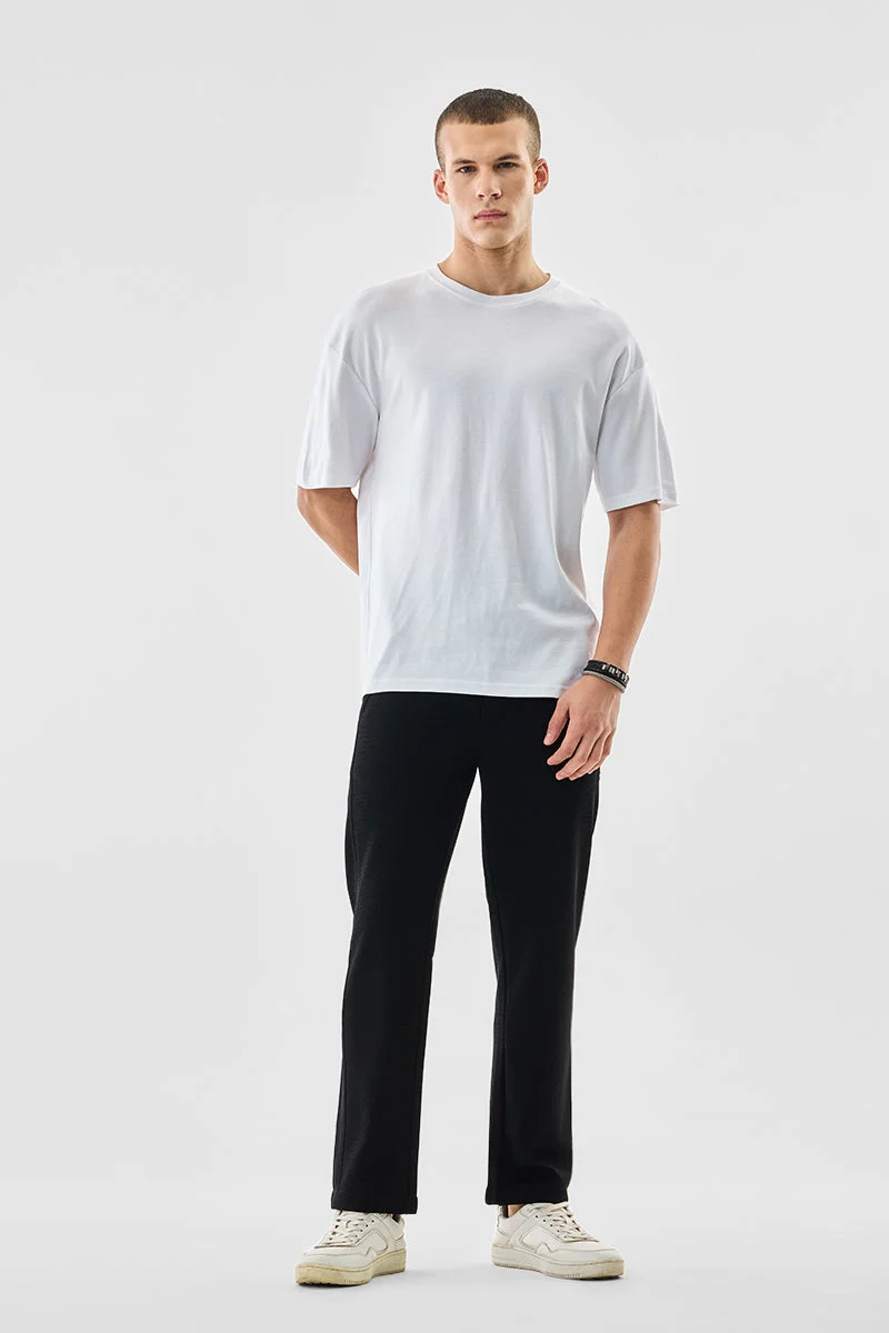 SNITCH بنطلون رياضي بقصة عادية بنقشة الوافل