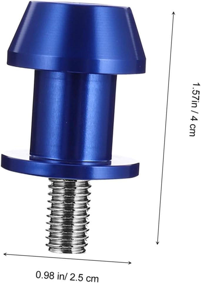 4pcs Blue 8mm Cnc Motorcycle Swingarm Spool Stand Screws Replacement Swing Arm Spools for Motorbike Parts Compatible with Sport Bikes - Image 2