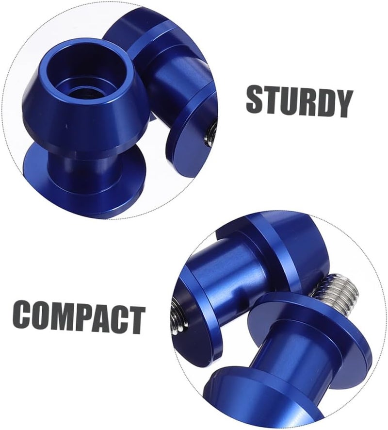 4pcs Blue 8mm Cnc Motorcycle Swingarm Spool Stand Screws Replacement Swing Arm Spools for Motorbike Parts Compatible with Sport Bikes - Image 5