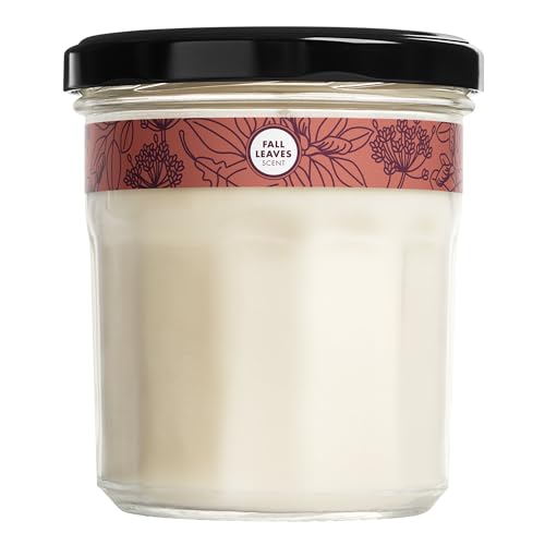 MRS. MEYER'S Clean Day Scented Soy Candle, Large, Fall Leaves Scent, 7.2 oz - Image 1