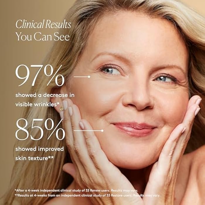 Naked + Thriving Naked & Thriving The Advanced Renewal Routine | Restore Ultra-Rich Night Cream (50g) + Refresh Gentle Enzyme Cleanser (120ml) + Renew Resurfacing Night Serum (30ml) (Set of 3) - Image 4