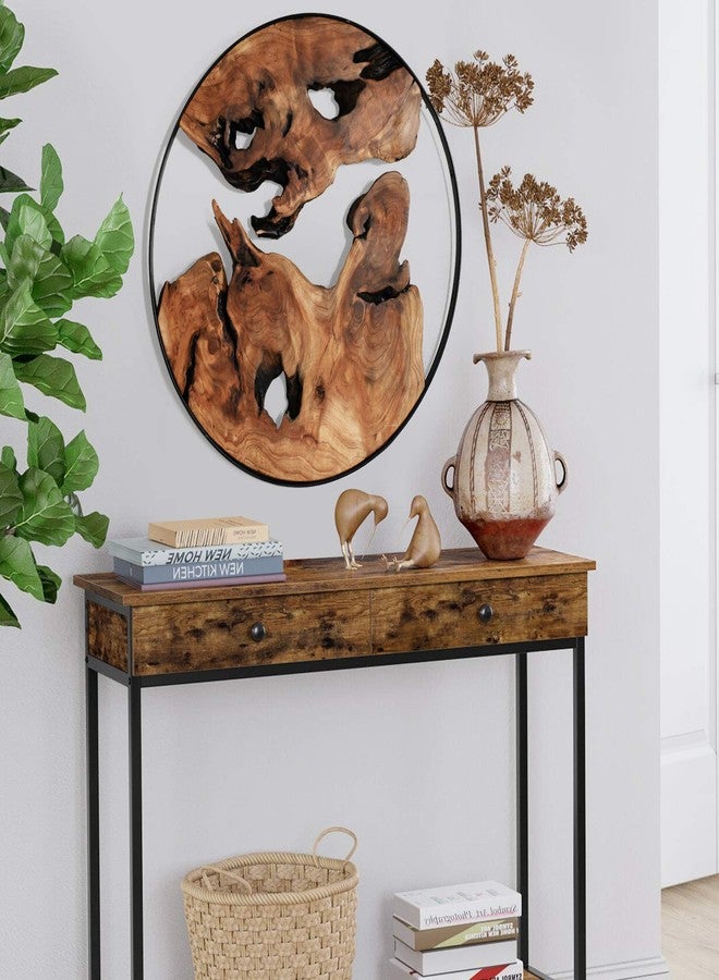 WELLAND Cedar Wood Wall decoration Ornaments, 16" L x 16" W x 1" H Hanging Decoration, irregular shape décor for Home Office, Living Room, Bedroom, Entryway, Bathroom - Image 2