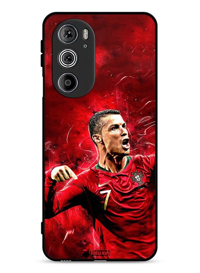 Tolwak Motorola Edge 30 Pro Protective Case Cover Cristiano Ronaldo - Image 1