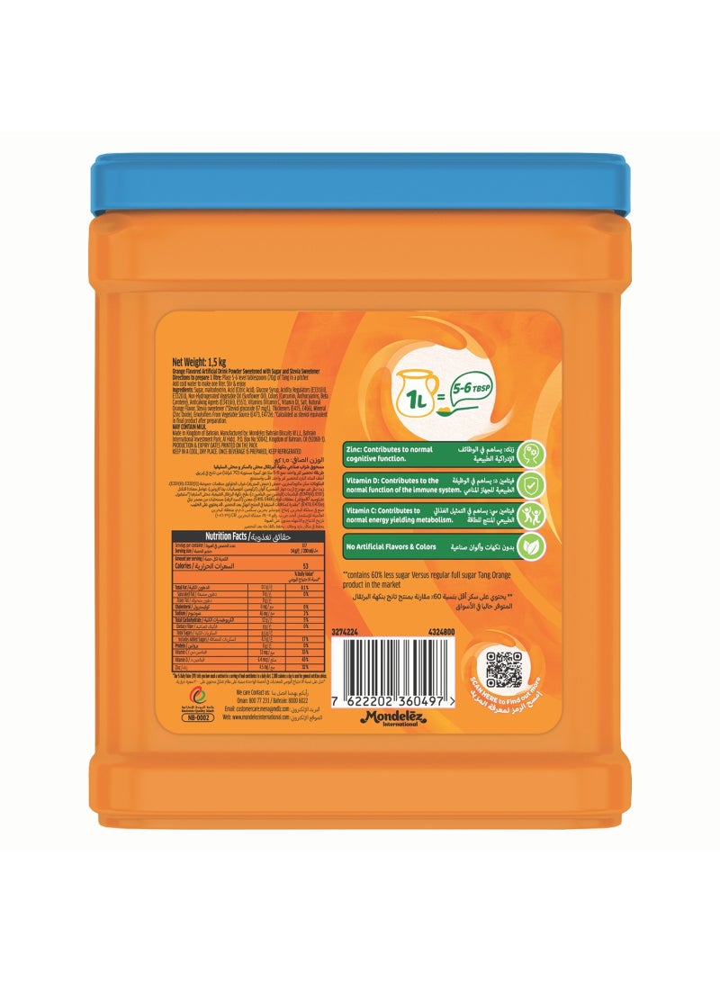 Tang Orange Flavoured Juice Powder Reduced Sugar - Image 2
