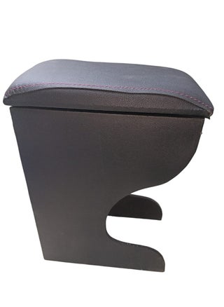 Car Armrest Unit with Leather and Plastic Storage Box with Armrest Pillow, Black Juke with Red Stitching - pzsku/Z3FC9B5A2E2BAC7FEAD0EZ/45/_/1725969660/4a1d0aec-01cc-47c1-b805-d9e45a5c1e80