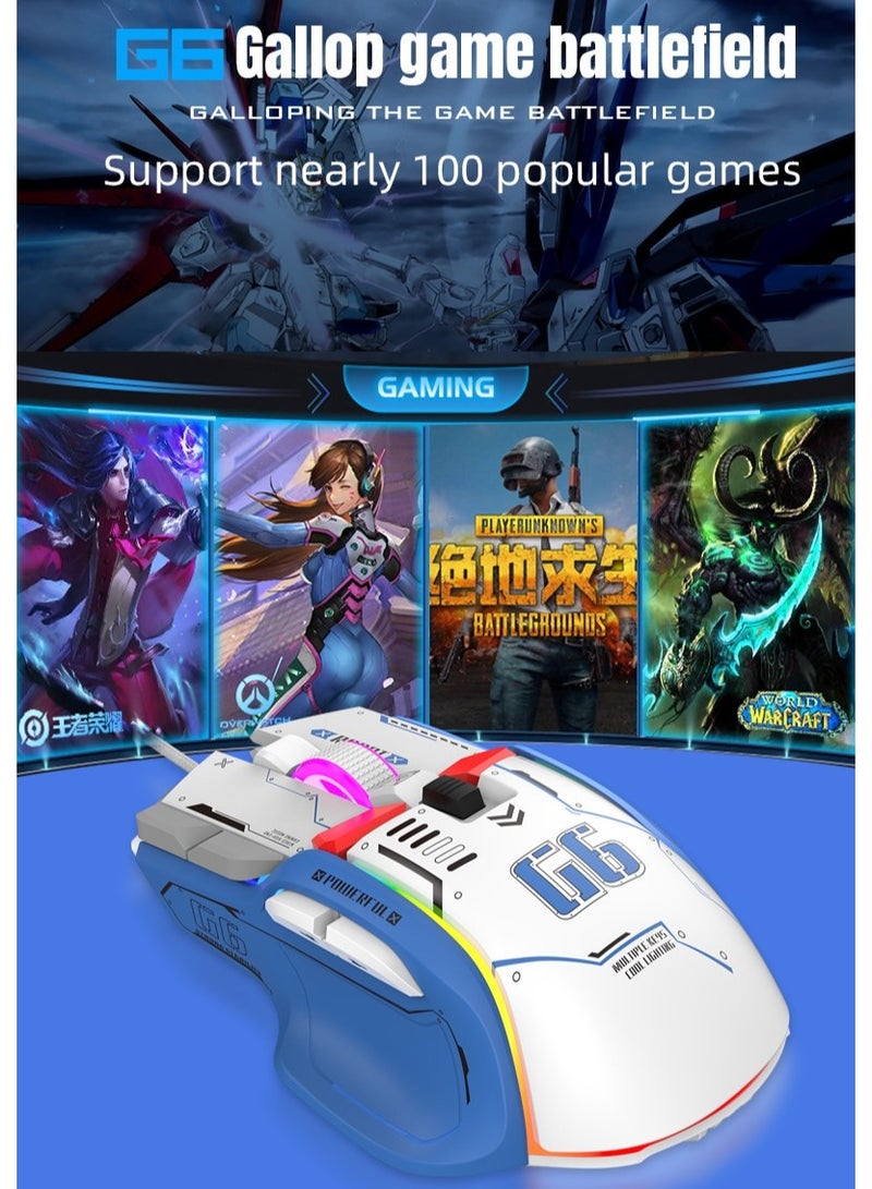 HXSJ G6 RGB Wired Gaming Mouse - Image 4