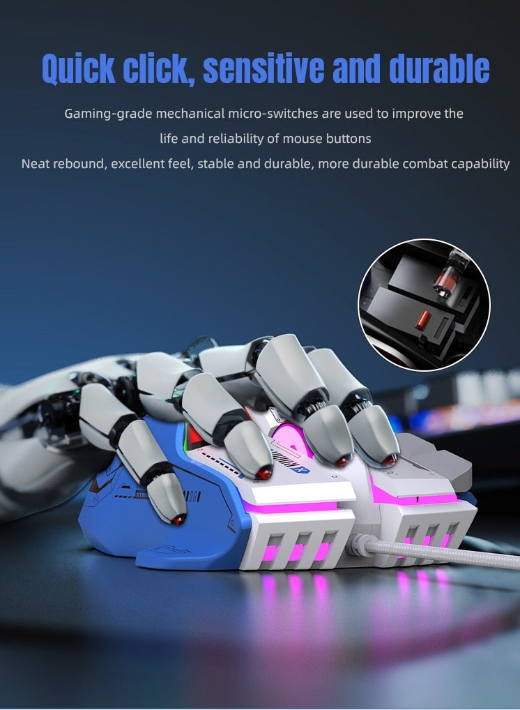 HXSJ G6 RGB Wired Gaming Mouse - Image 5