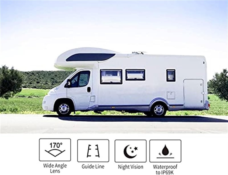 Yurefax HD 720P Brake Light Camera with Monitor - Image 5