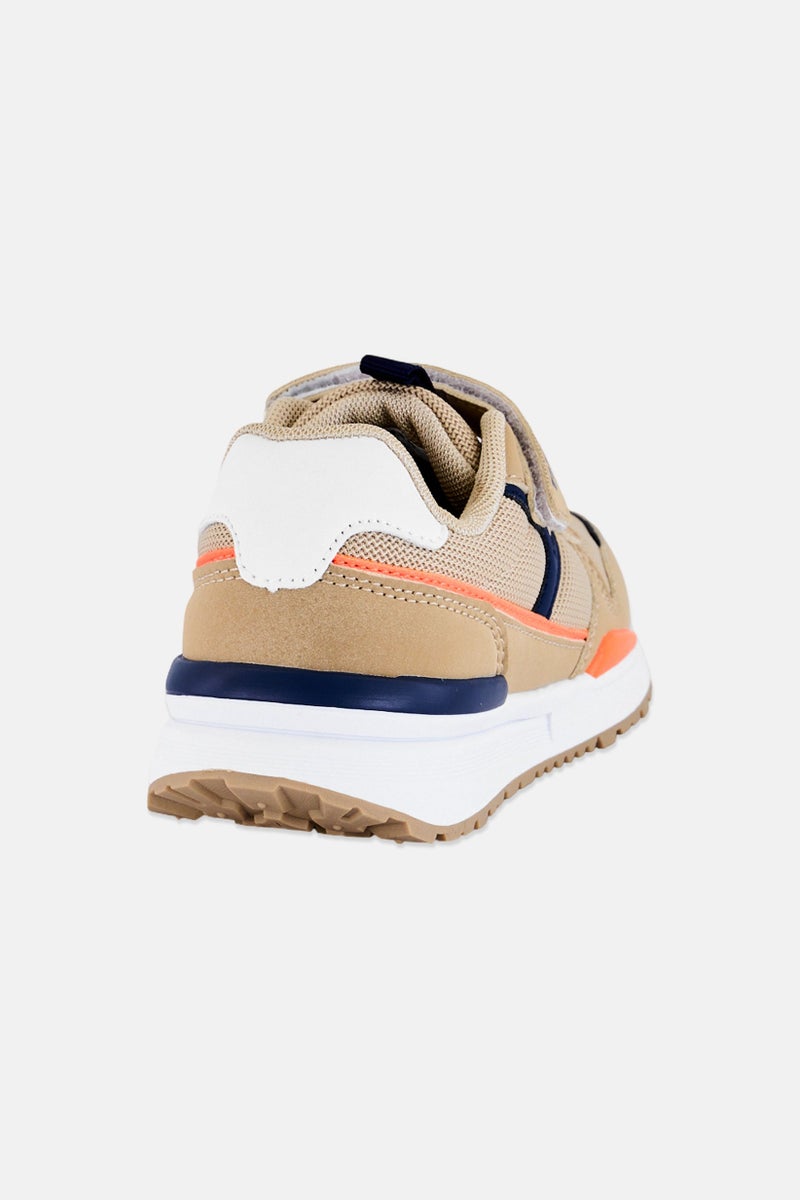 RBX Kids Boy Velcro Closure Outdoor Shoes, Tan - Image 3