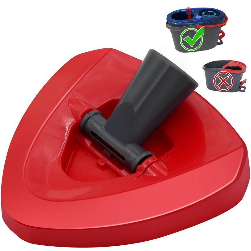 Spin Mop Replacement Head Base Compatible with Ocedar RinseClean 2 Tank System Only Spin Mop Heads Base Replacement for O Cedar Mop Replace Head Rotating Mop Base for EasyWring RinseClean Spin Mop