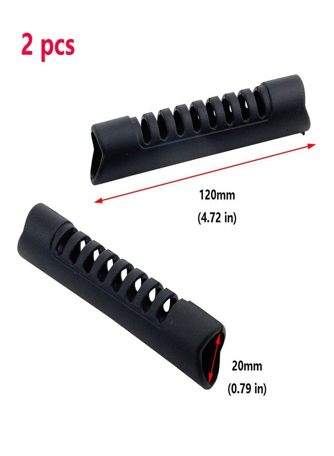 Antrader 1 Pair 4.5" ThermoPlastic Rubber Handles, Replacement Accessory Kit for Kayak, Canoe or Luggage Bag - Image 2