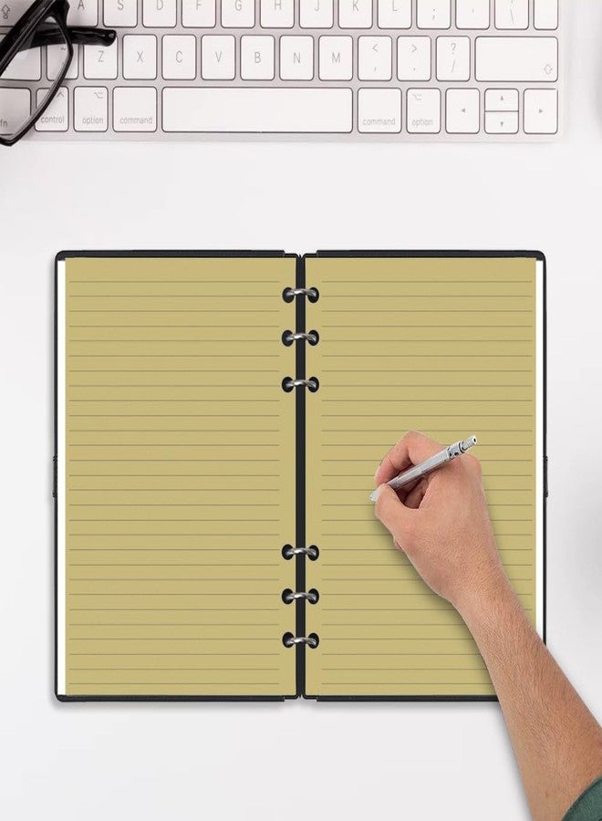 Cheericome A5 Vintage Lined Refills Paper, 6 Hole A5 Lined Paper for Filofax Planner, Organizer, Binders, 6 Hole Punched Planner Inserts, Vintage, 100 Sheets/200 Pages, College Ruled, 5.8 X 8.25 Inch - Image 4