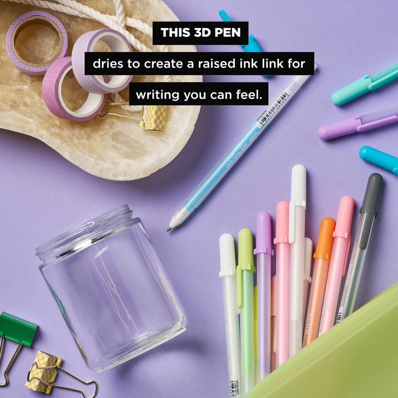 SAKURA Souffle Pastel Color 3-Dimensional Opaque Ink Pens, 10 Pen Set 58350 - Image 4