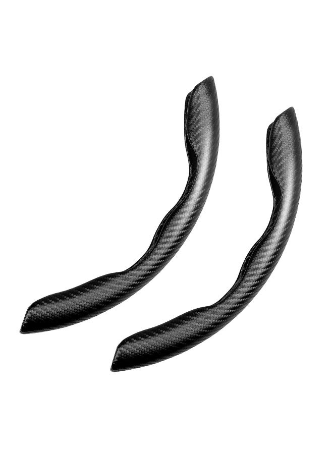 Carbon Fiber Steering Wheel Grip Cover – Non-Slip, Breathable, Sweat-Proof, Quick Installation, Universal Fit for Cars, Comfortable Hand Grip, All-Season Protection - Image 3