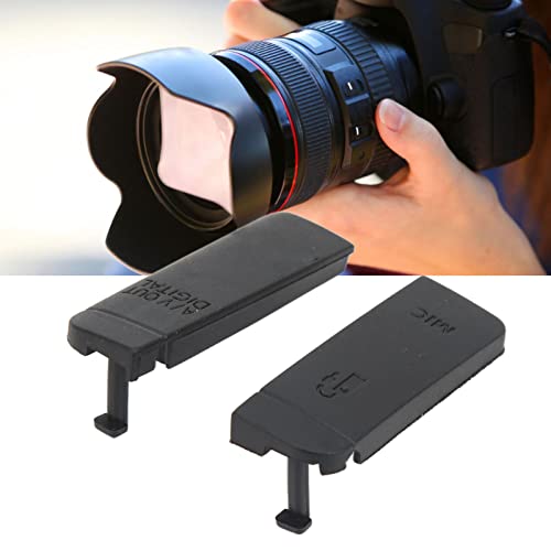 Yoidesu Replacement Side Door for, Comfortable Rubber USB Side Door Camera Data Interface Protective Cover for 6D - Image 3